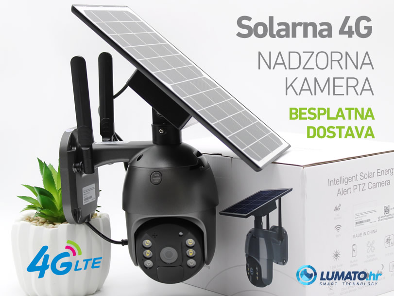 4G solarna nadzorna kamera