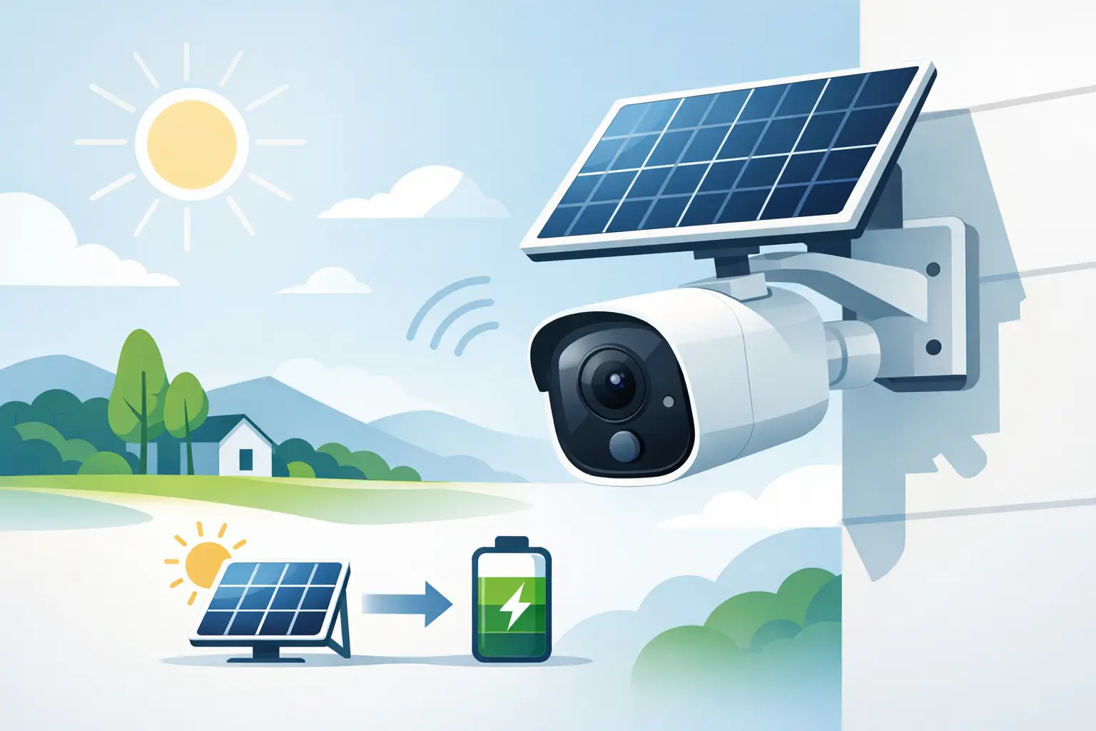 Sigurnosna kamera na solarno napajanje