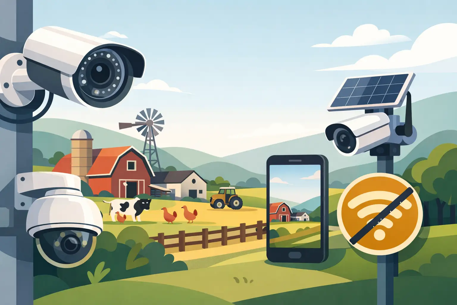 Kamera za farmu bez WiFi - što stvarno treba