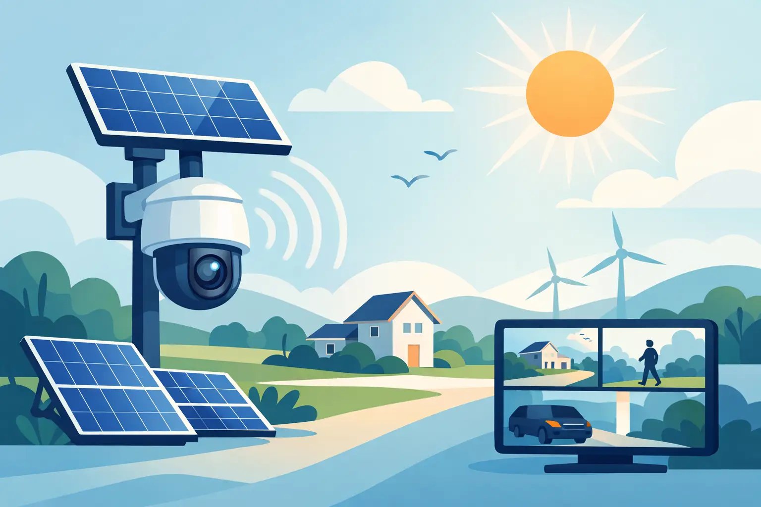 Solarne nadzorne kamere - kada su pravi izbor