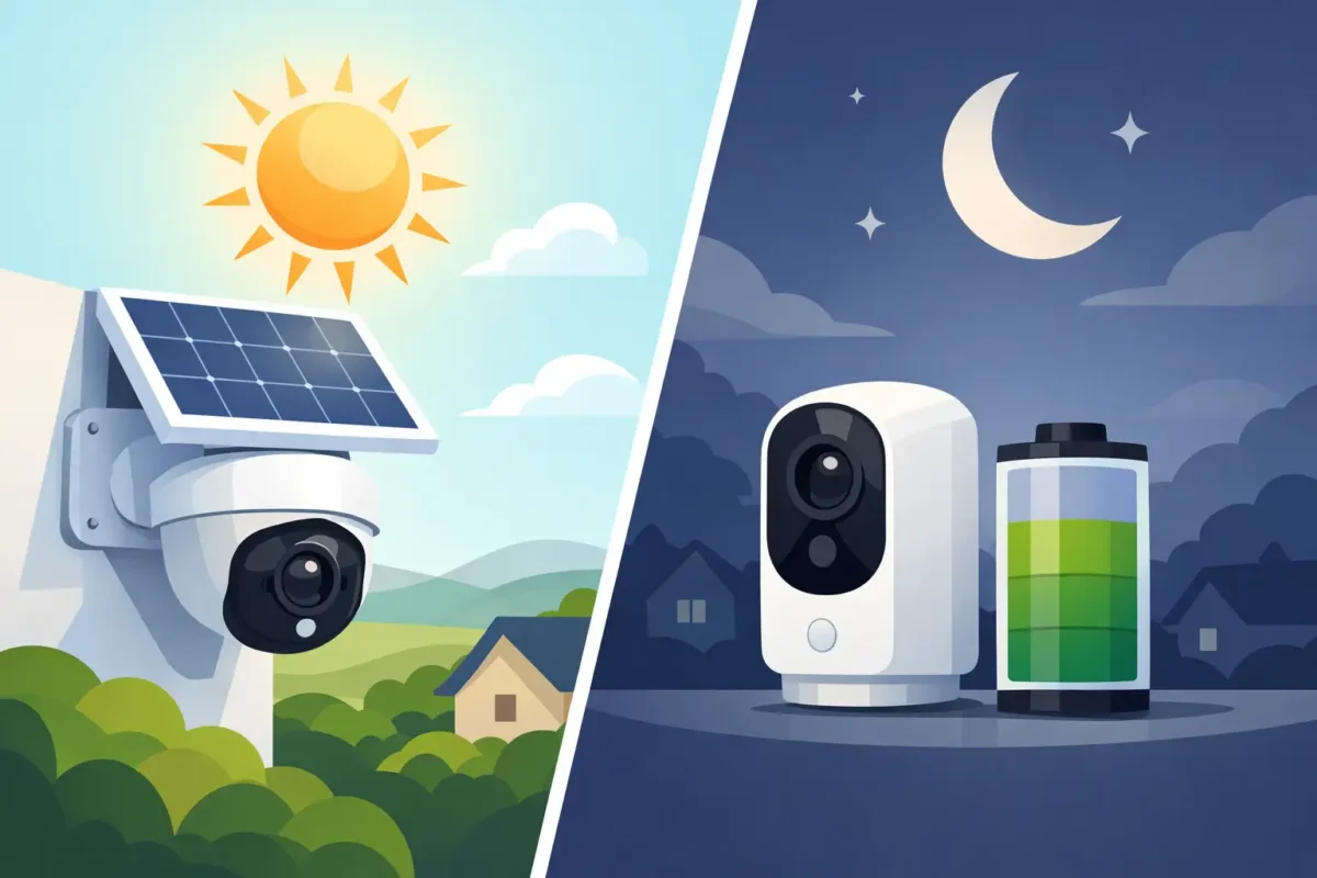 Solarna kamera ili baterijska: što odabrati?