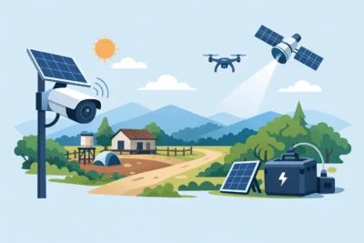 Video nadzor parcele bez električne mreže