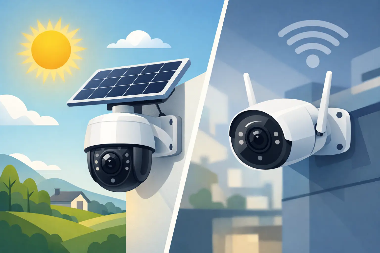Solarna kamera ili WiFi kamera: što odabrati?