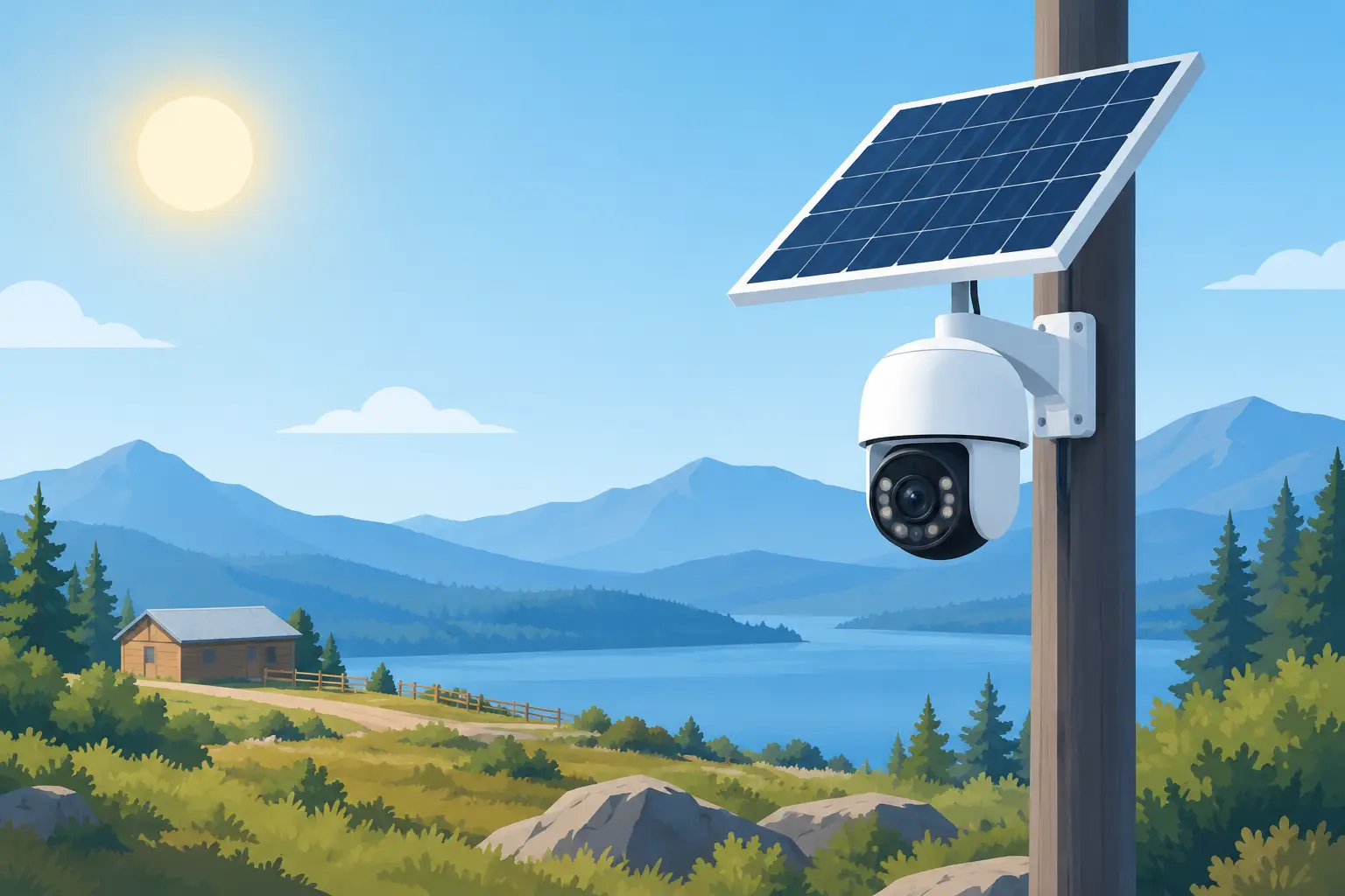 Solarni videonadzor za lokacije bez mreže