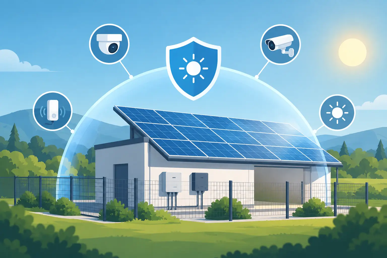 Zaštita solarne elektrane bez slijepih točaka