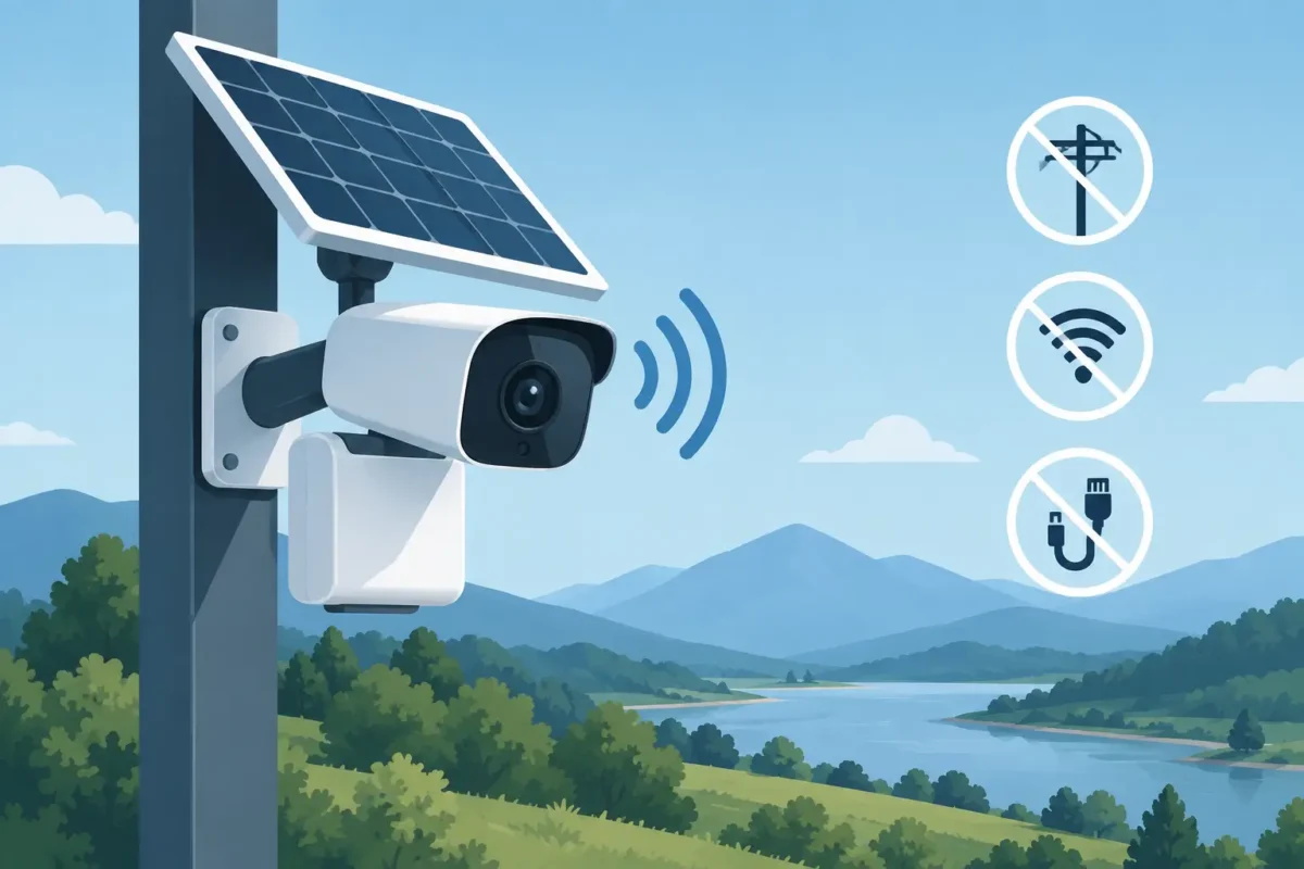 Autonomne kamere za nadzor bez infrastrukture