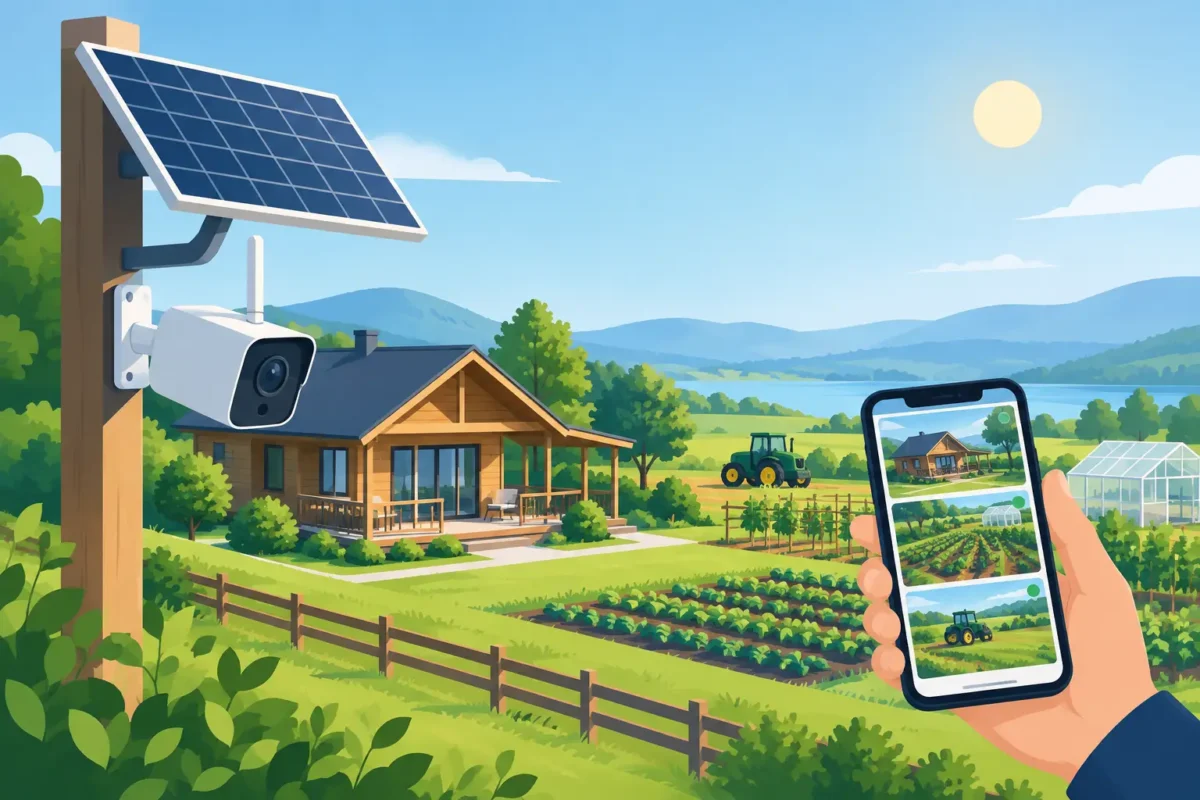 Solarni nadzor za vikendice, parcele i OPG-ove